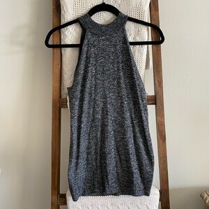 NWOT Kerisma grey knit turtleneck sleeveless top